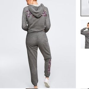 Matching hoodie and joggers